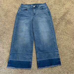DG2 Diane Gilman Denim Jean Capris 2 Petite